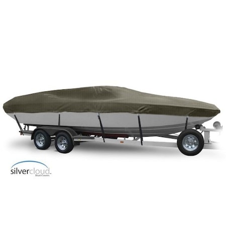 Eevelle Silvercloud Boat Cover PERFORMANCE BOAT Inboard 37' 6in. L 120in. W Khaki SCPERF37120-KHA